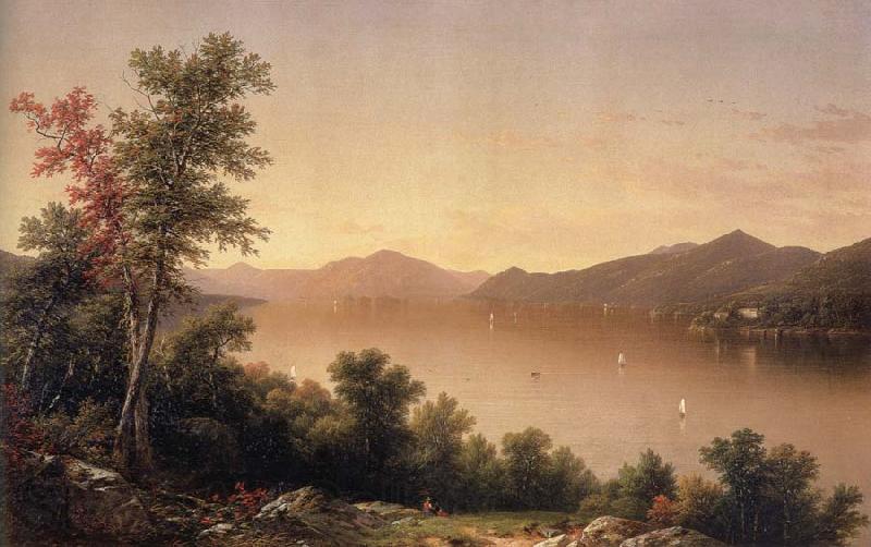 Casilear John William View on Lake George Spain oil painting art